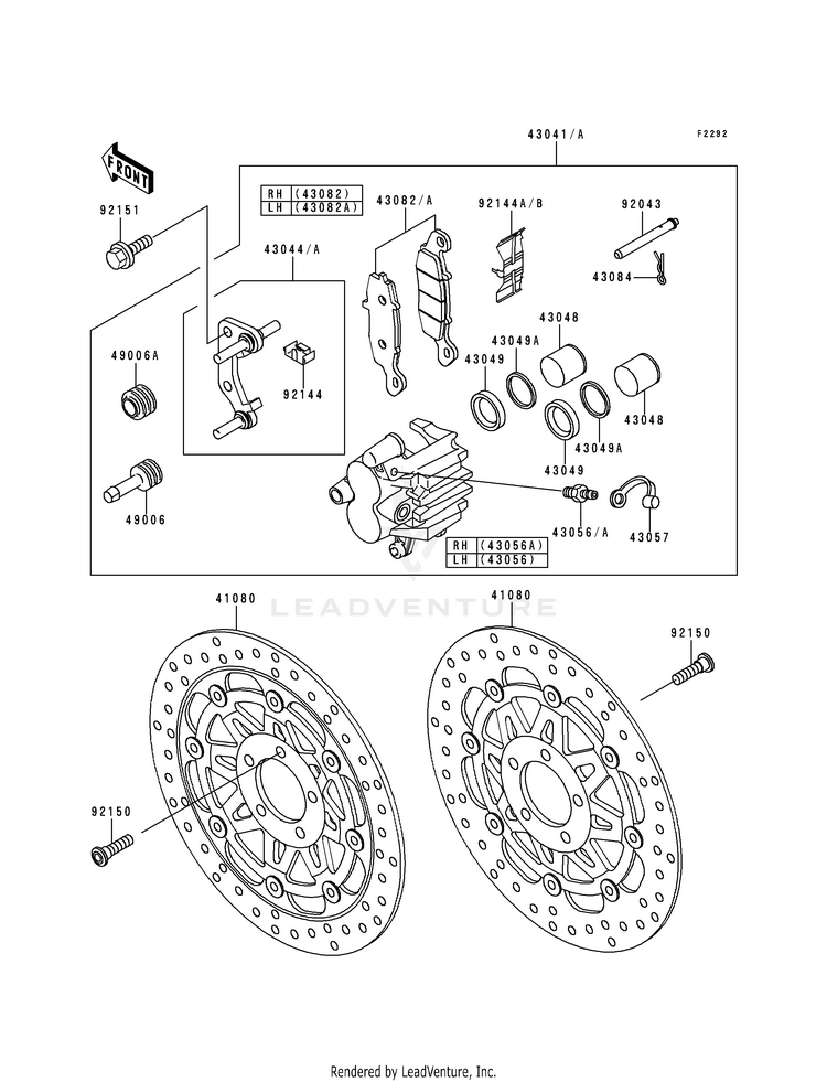 Front Brake Schematic