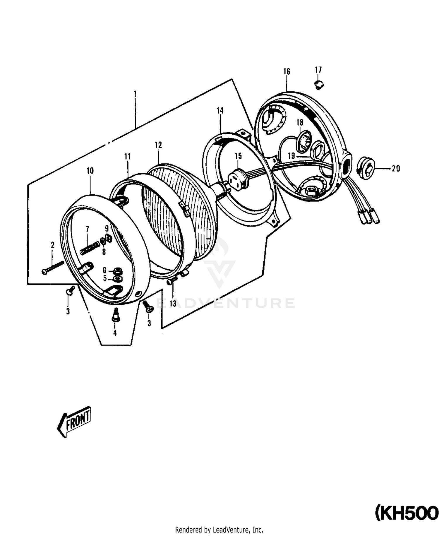 HEADLIGHT (KH500-A8)