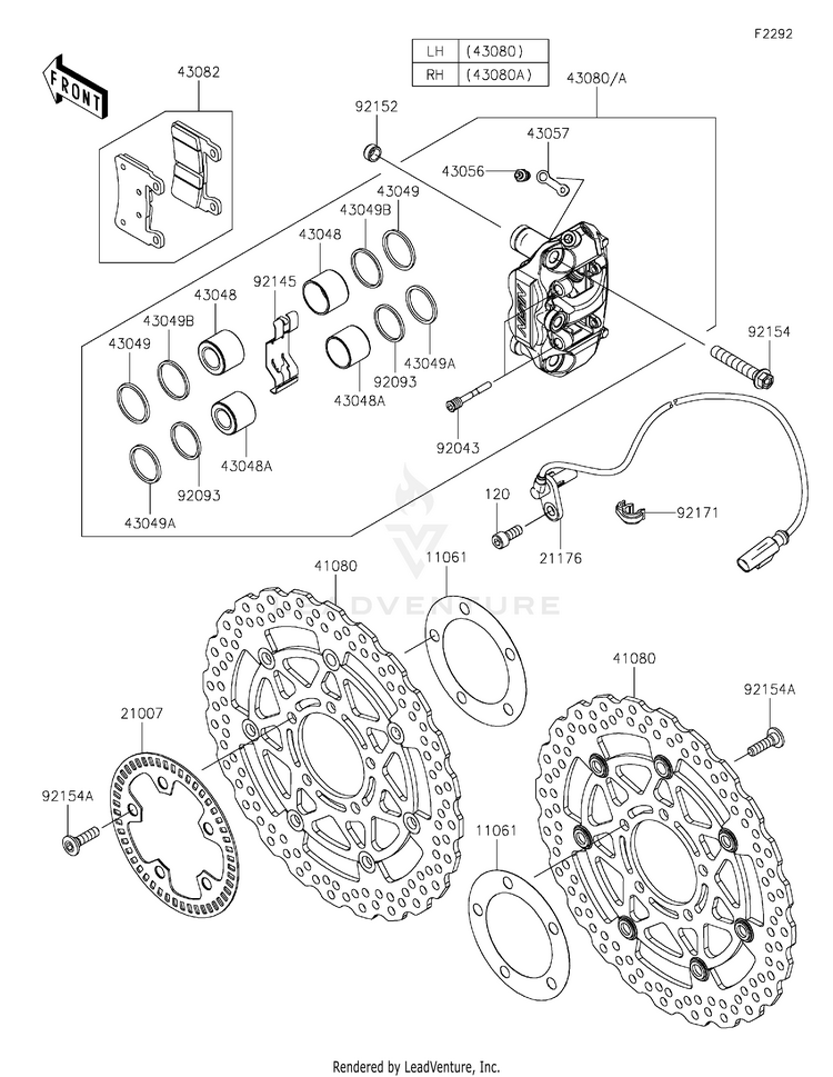 Front Brake Schematic