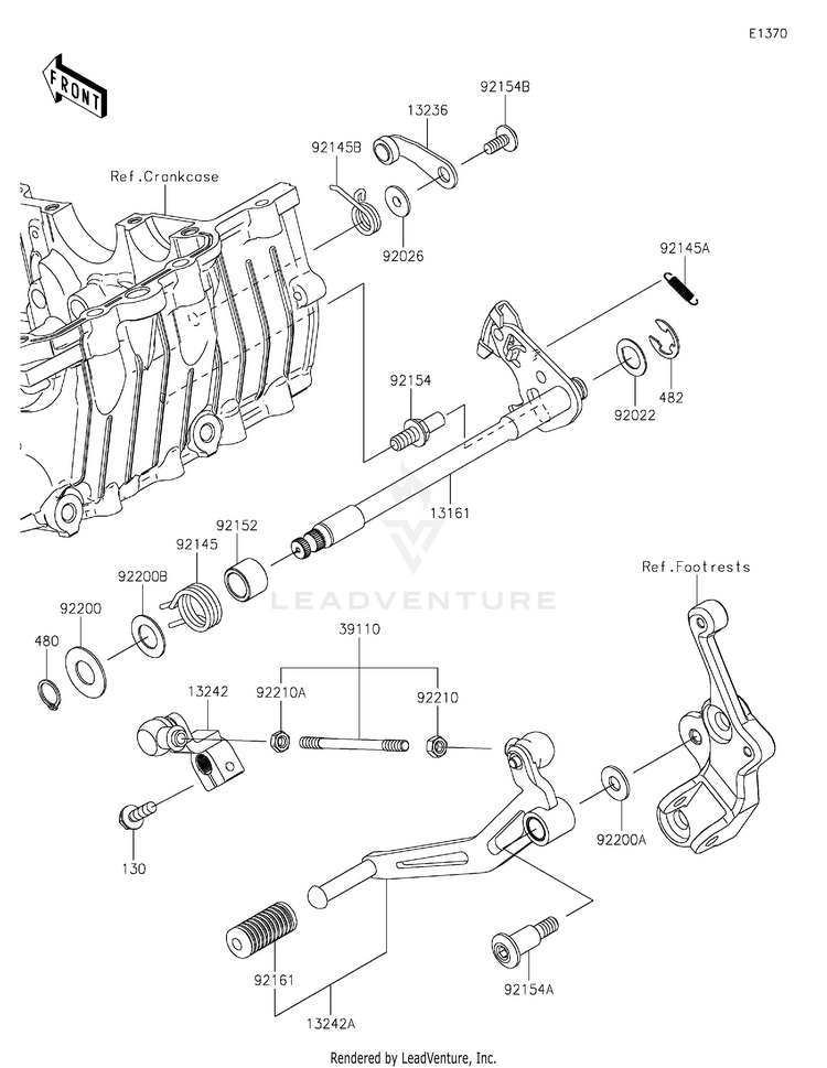 Gear Change Mechanism Schematic