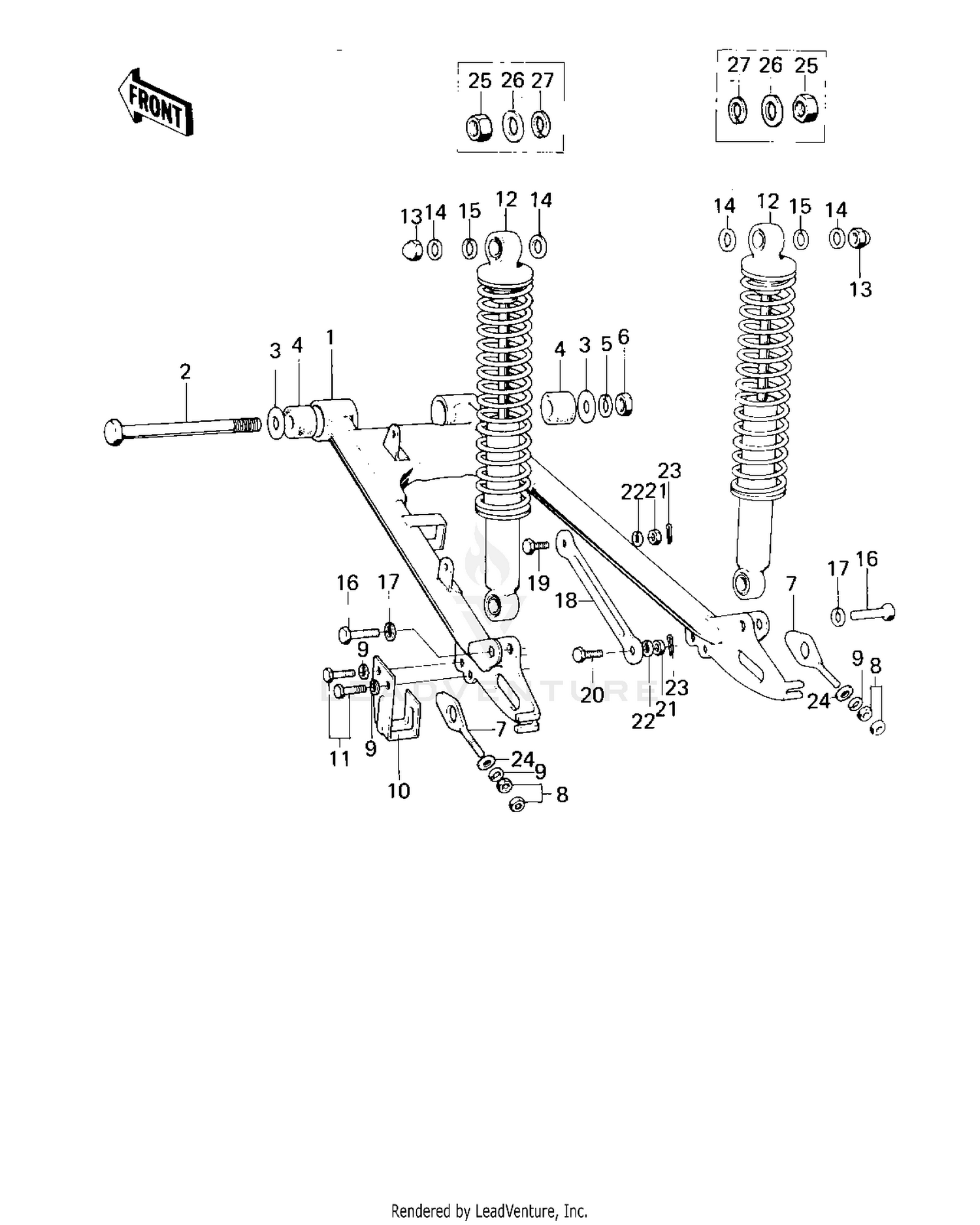 SWING ARM/SHOCK ABSORBERS