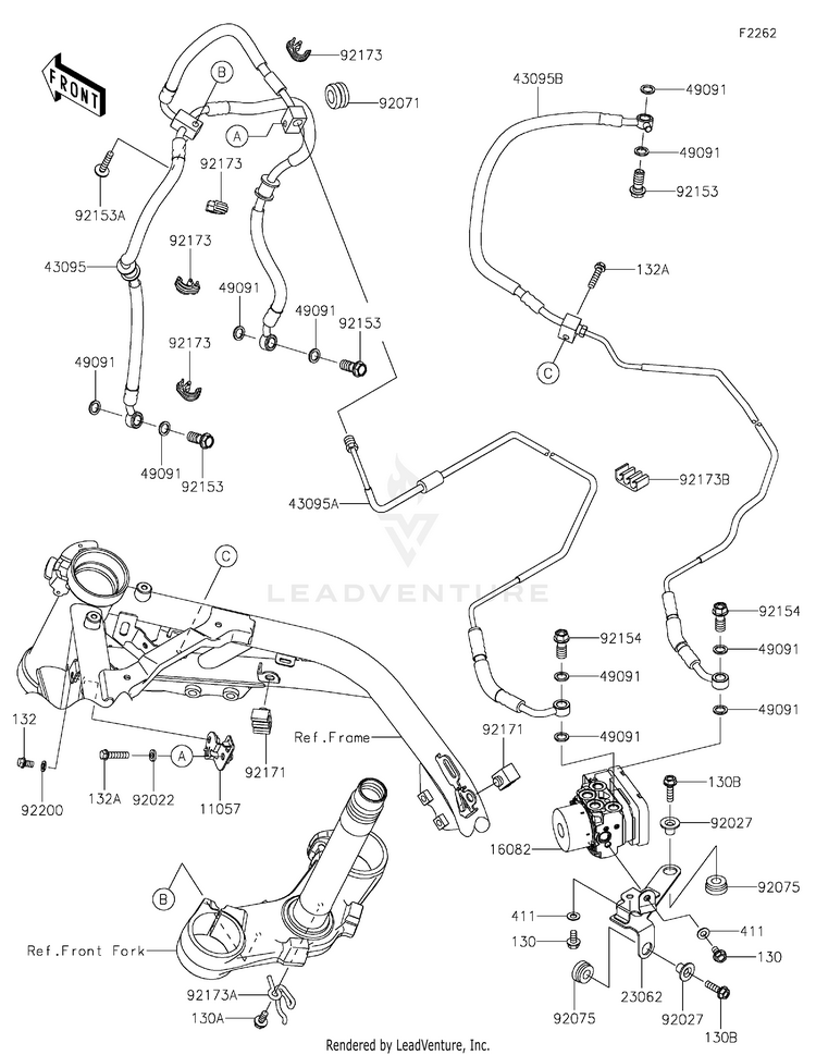 Brake Piping Schematic