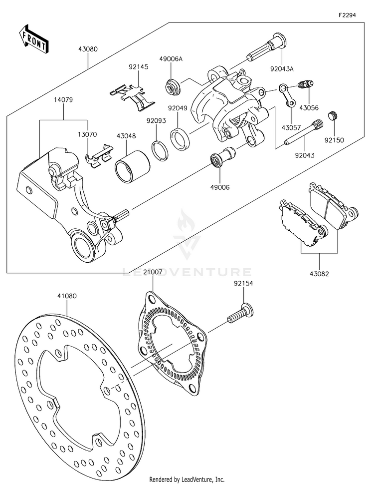 Rear Brake Schematic