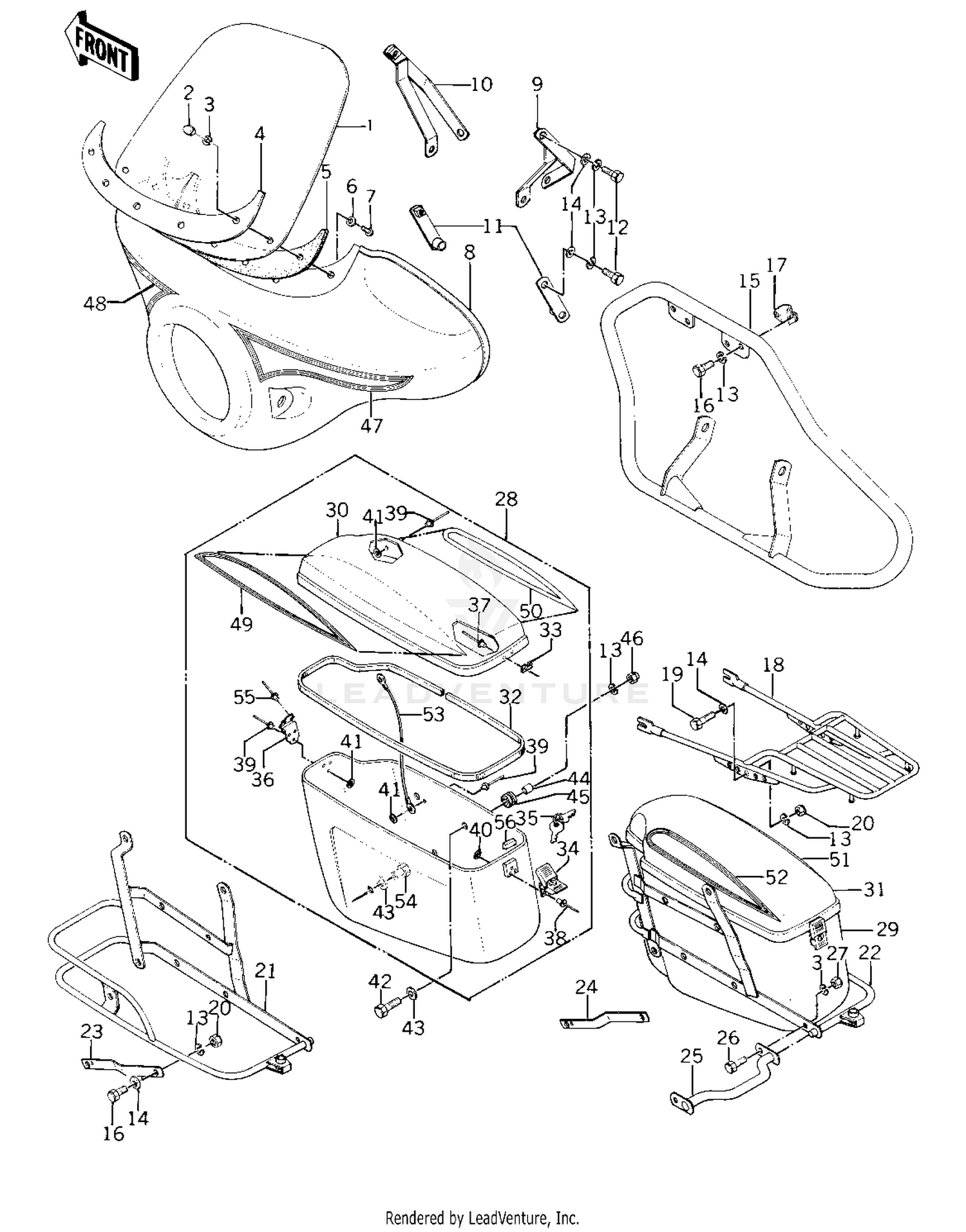FAIRING/GUARDS/SADDLEBAGS