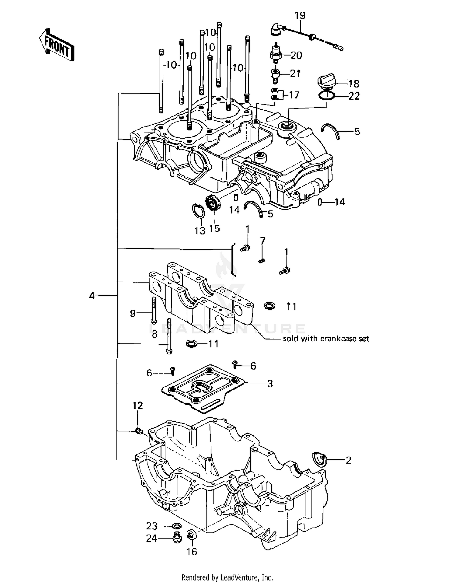 CRANKCASE ('80 A1)