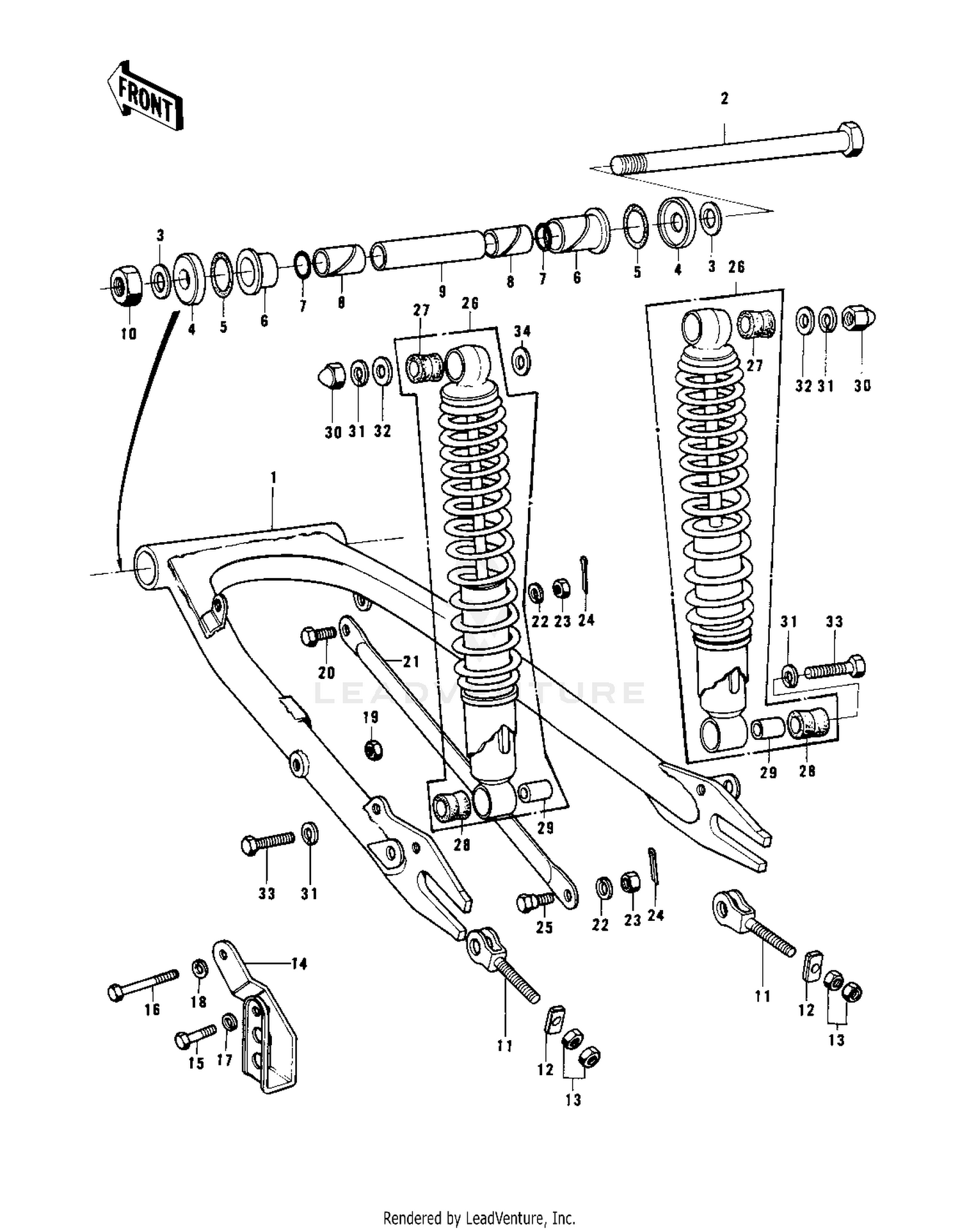 SWING ARM/SHOCK ABSORBERS