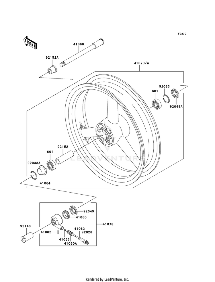 Front Wheel Schematic