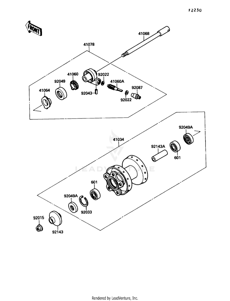 Front Wheel Schematic