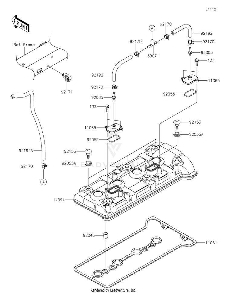 Cylinder Head Cover Schematic