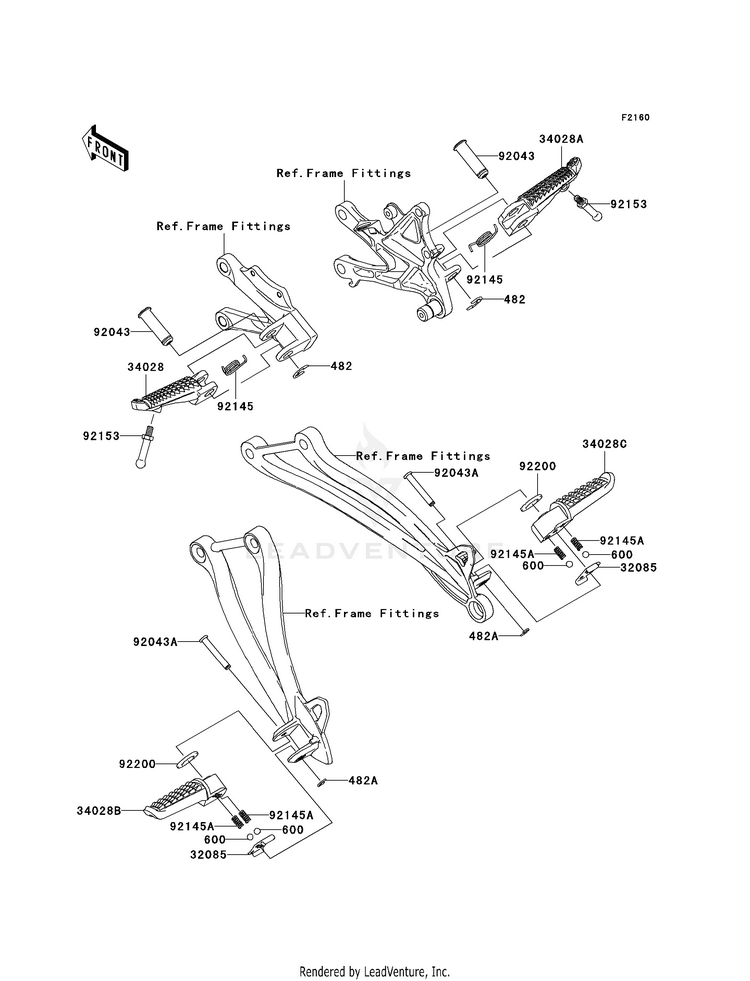 Footrests Schematic