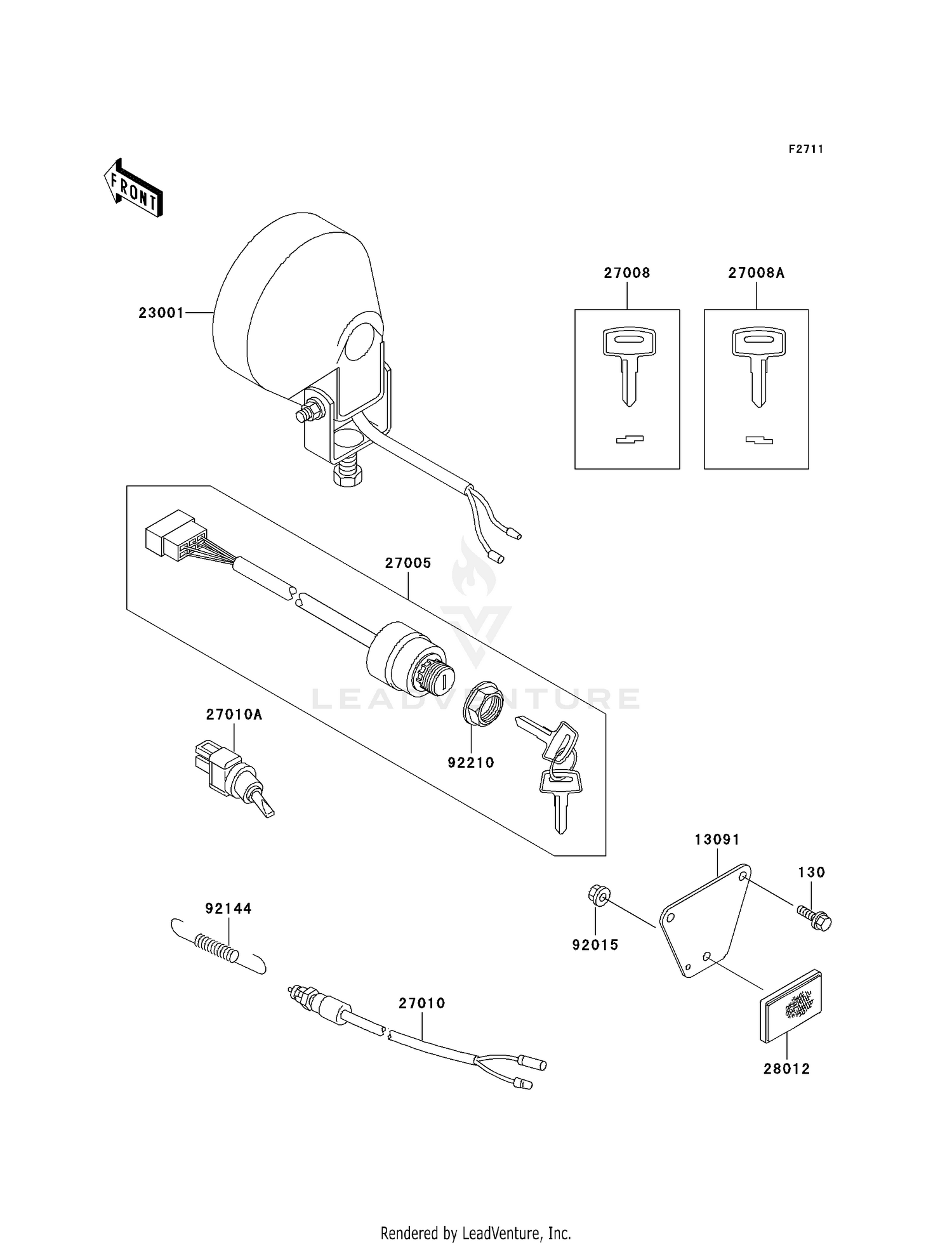 HEADLIGHT(S)/IGNITION SWITCH