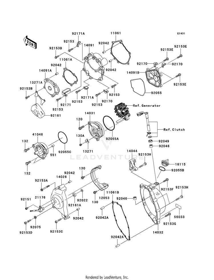 Engine Cover(S) Schematic