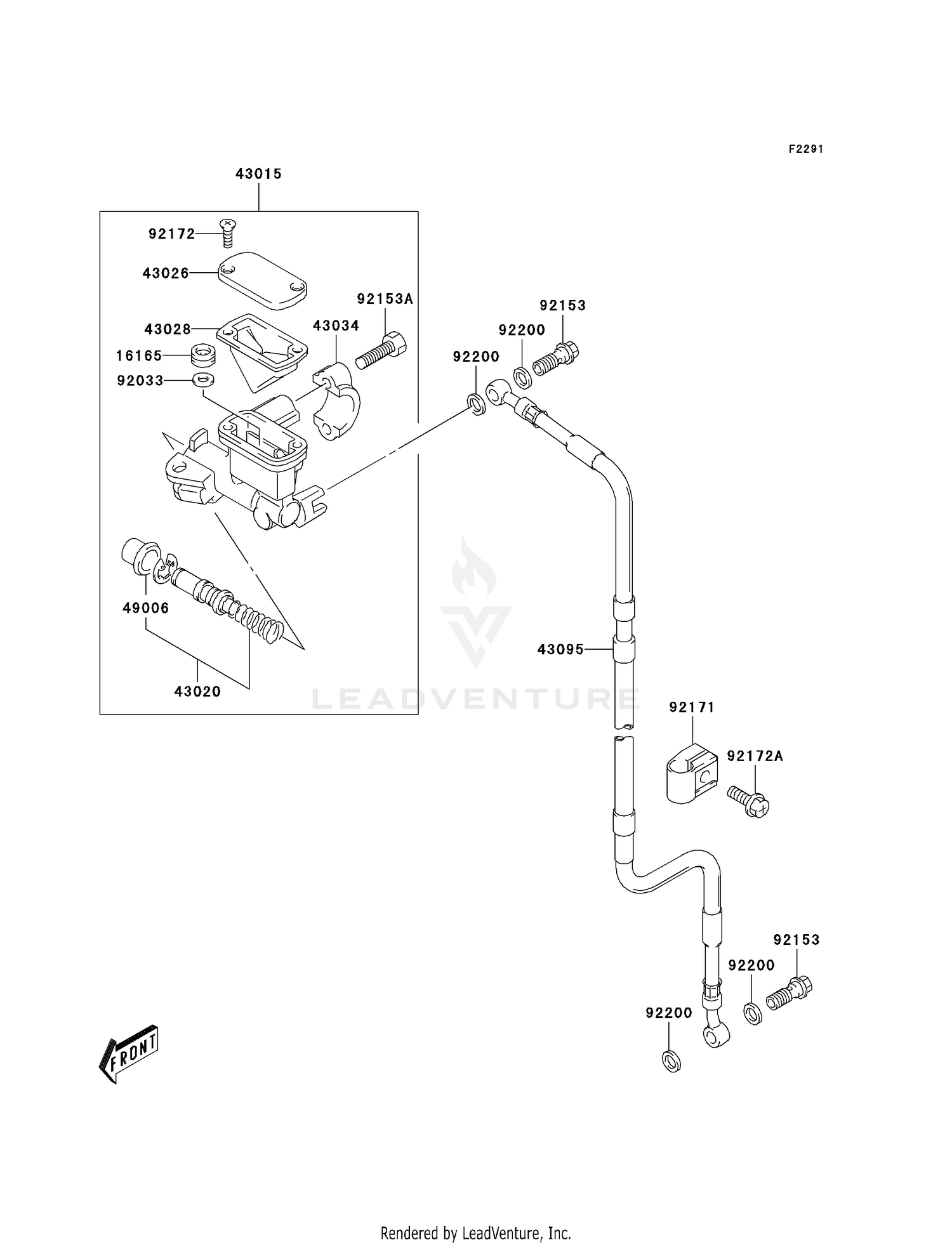 FRONT MASTER CYLINDER