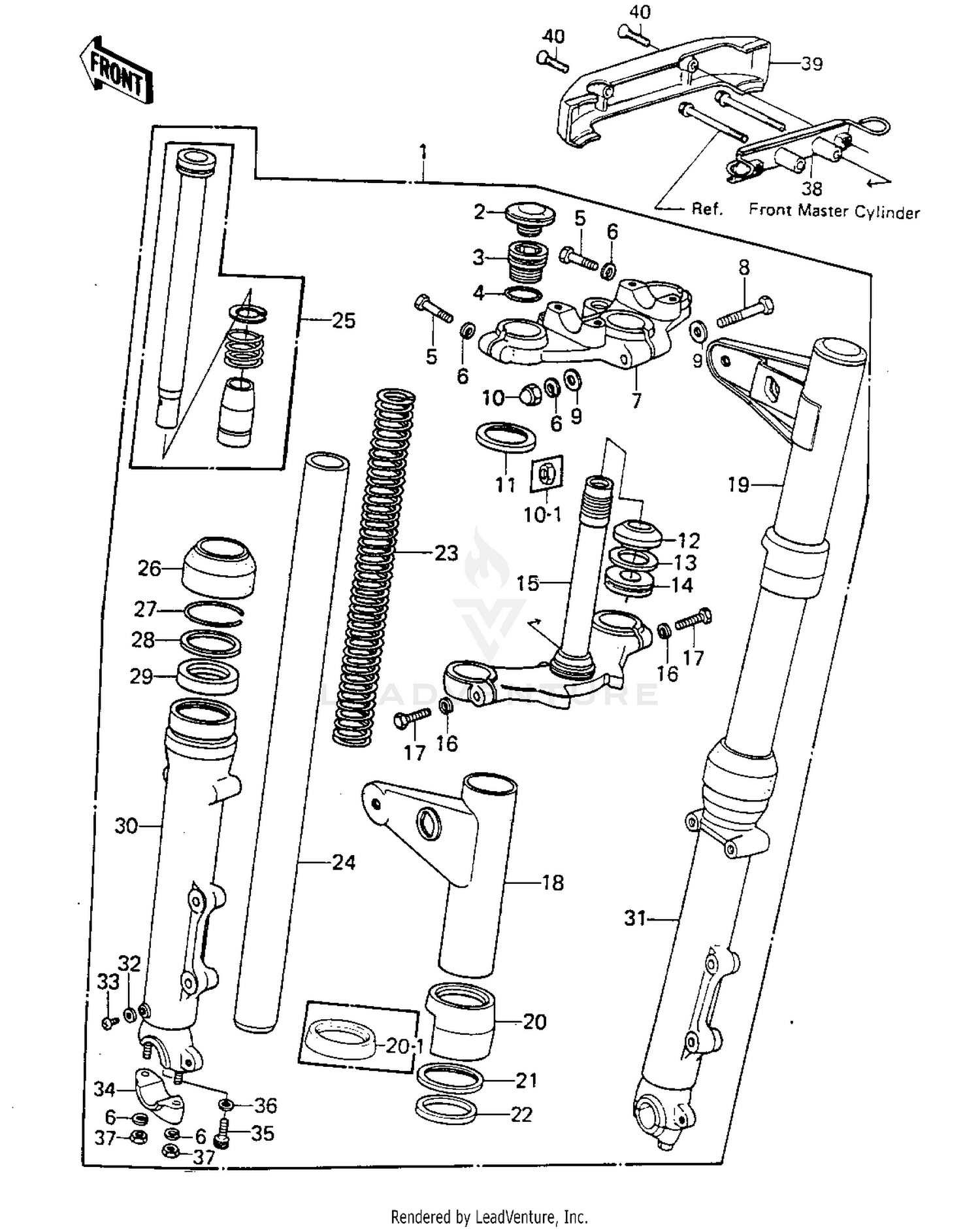 FRONT FORK ('79-'80 A3/A3A/A4)