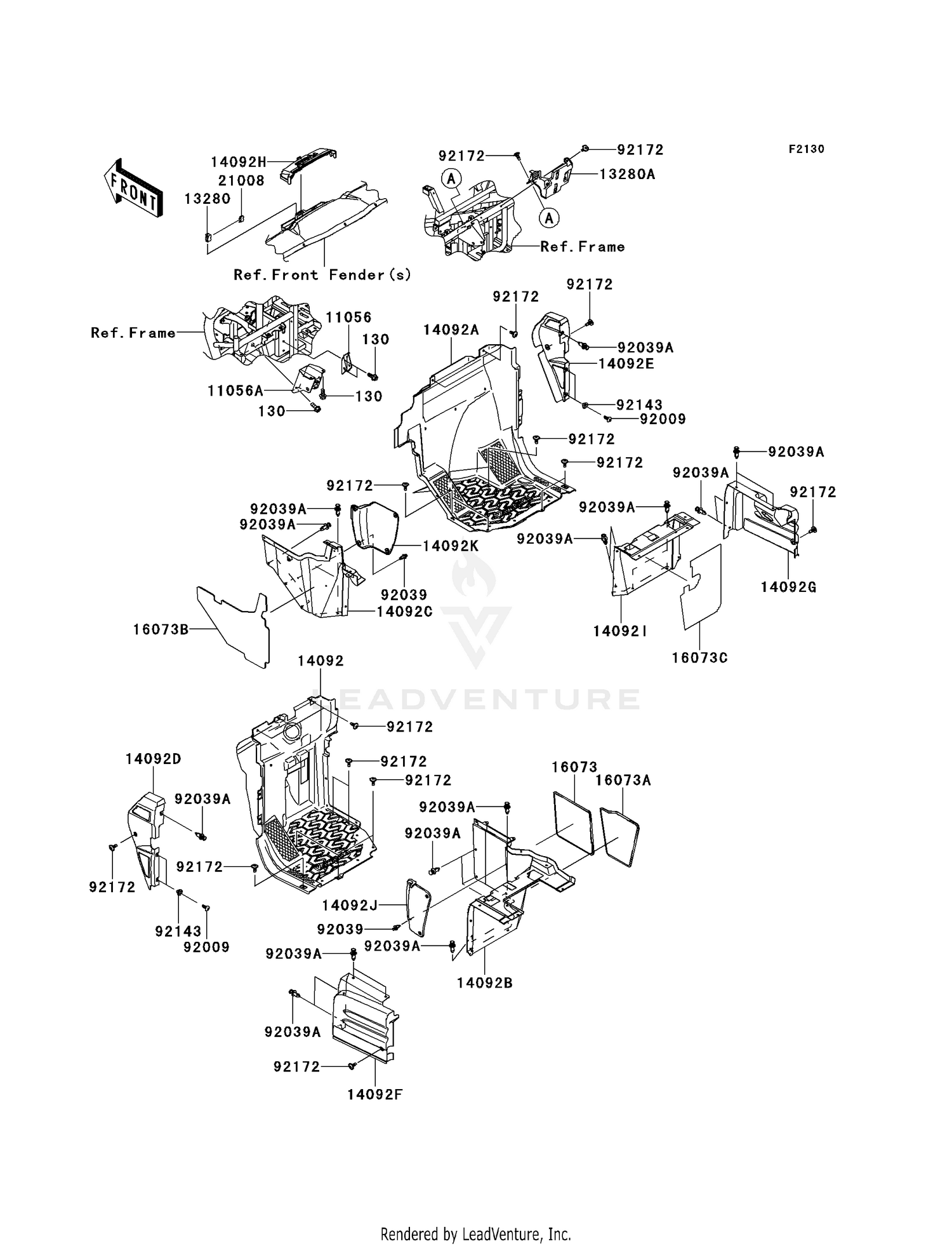 FRAME FITTINGS (FRONT)