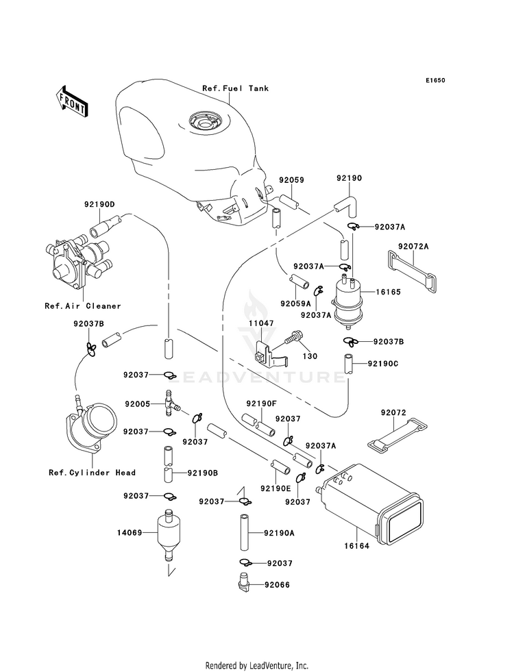 Fuel Evaporative System (Ca) Schematic