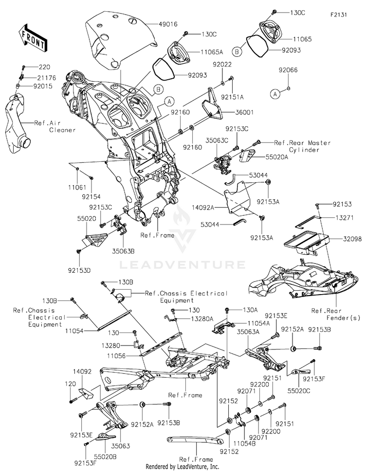 Frame Fittings Schematic