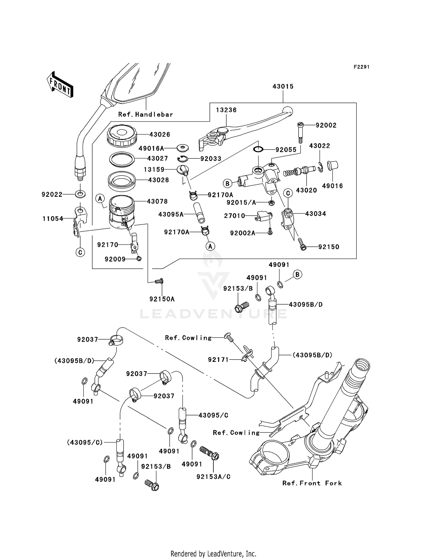 FRONT MASTER CYLINDER