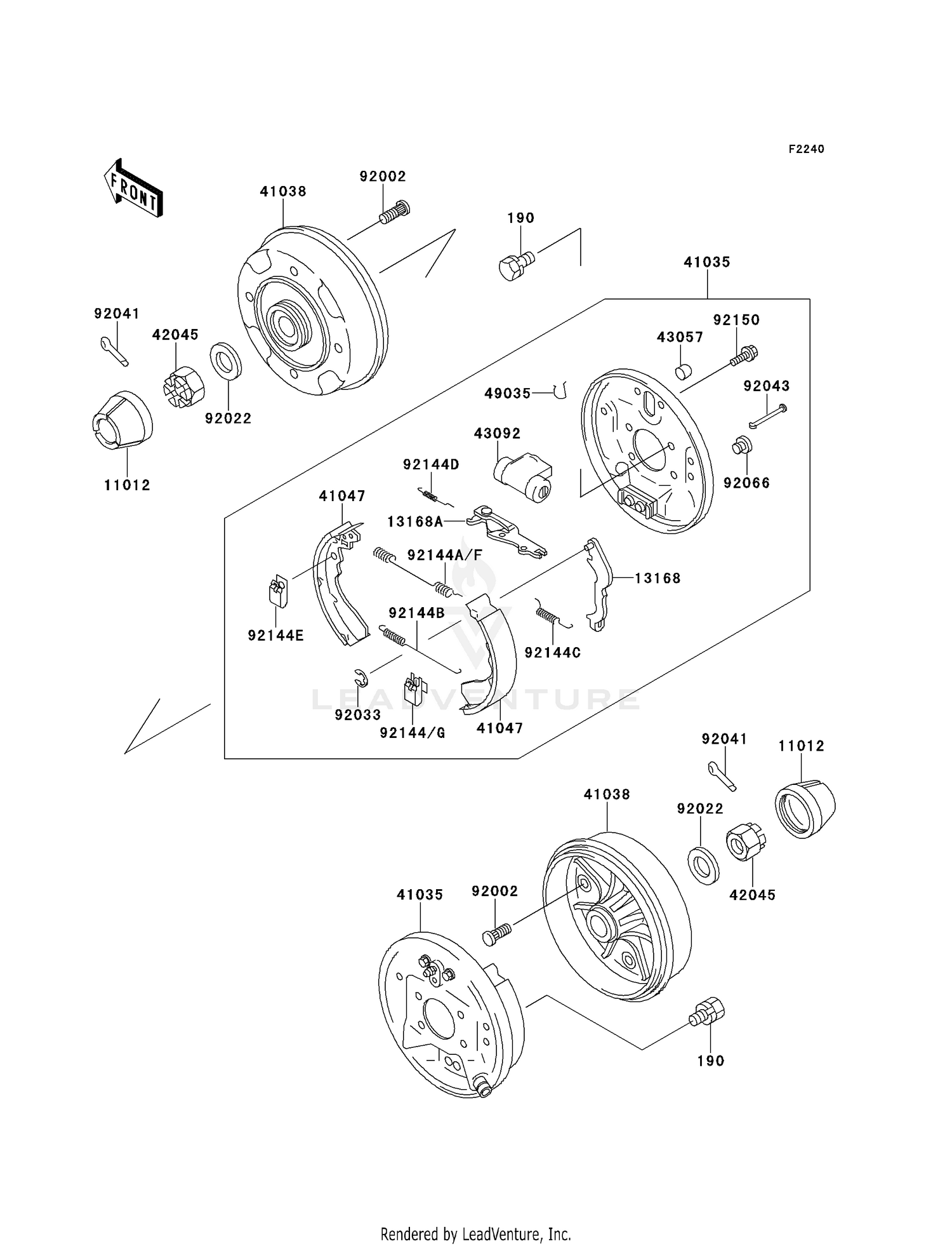 REAR HUBS/BRAKES