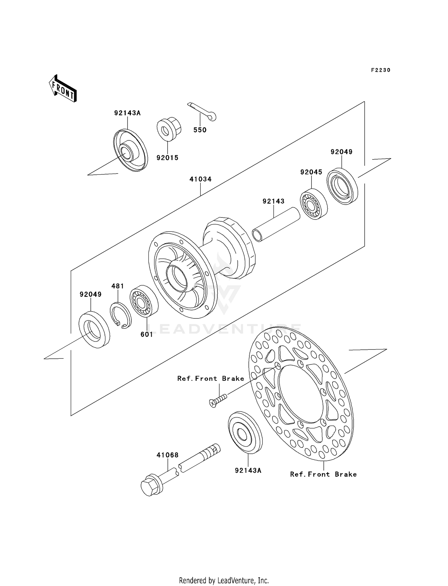 FRONT HUB