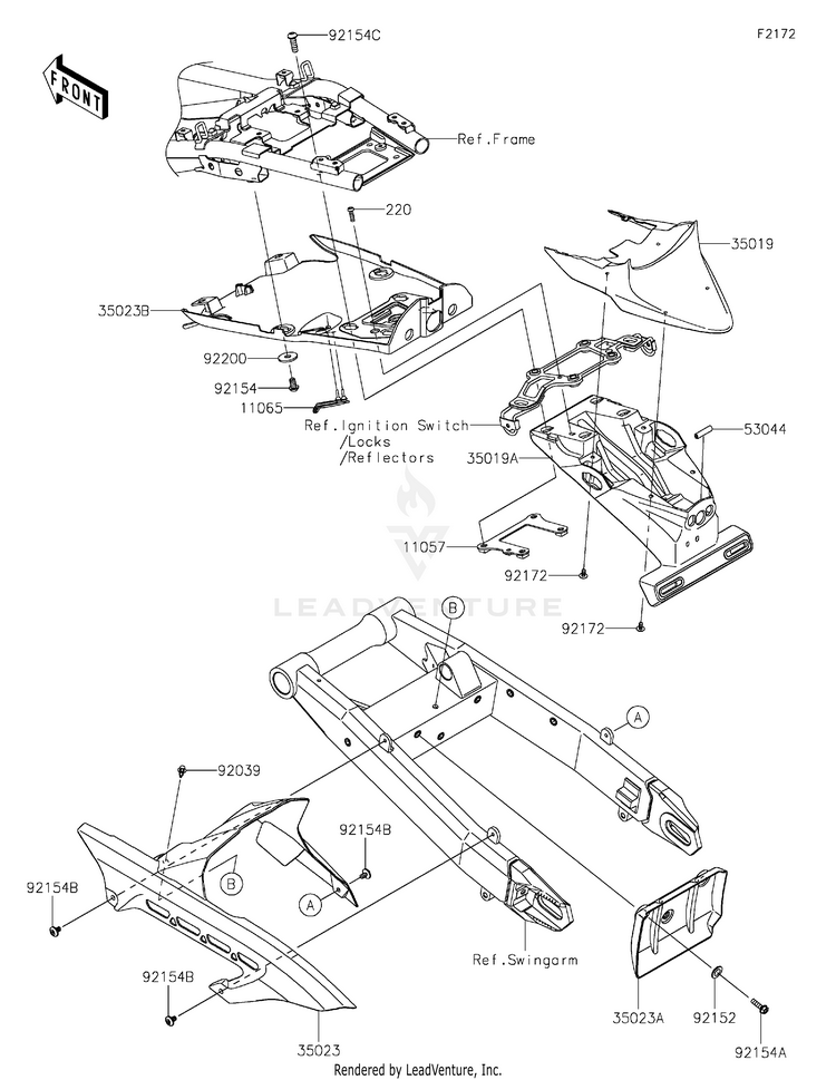 Rear Fender(S) Schematic
