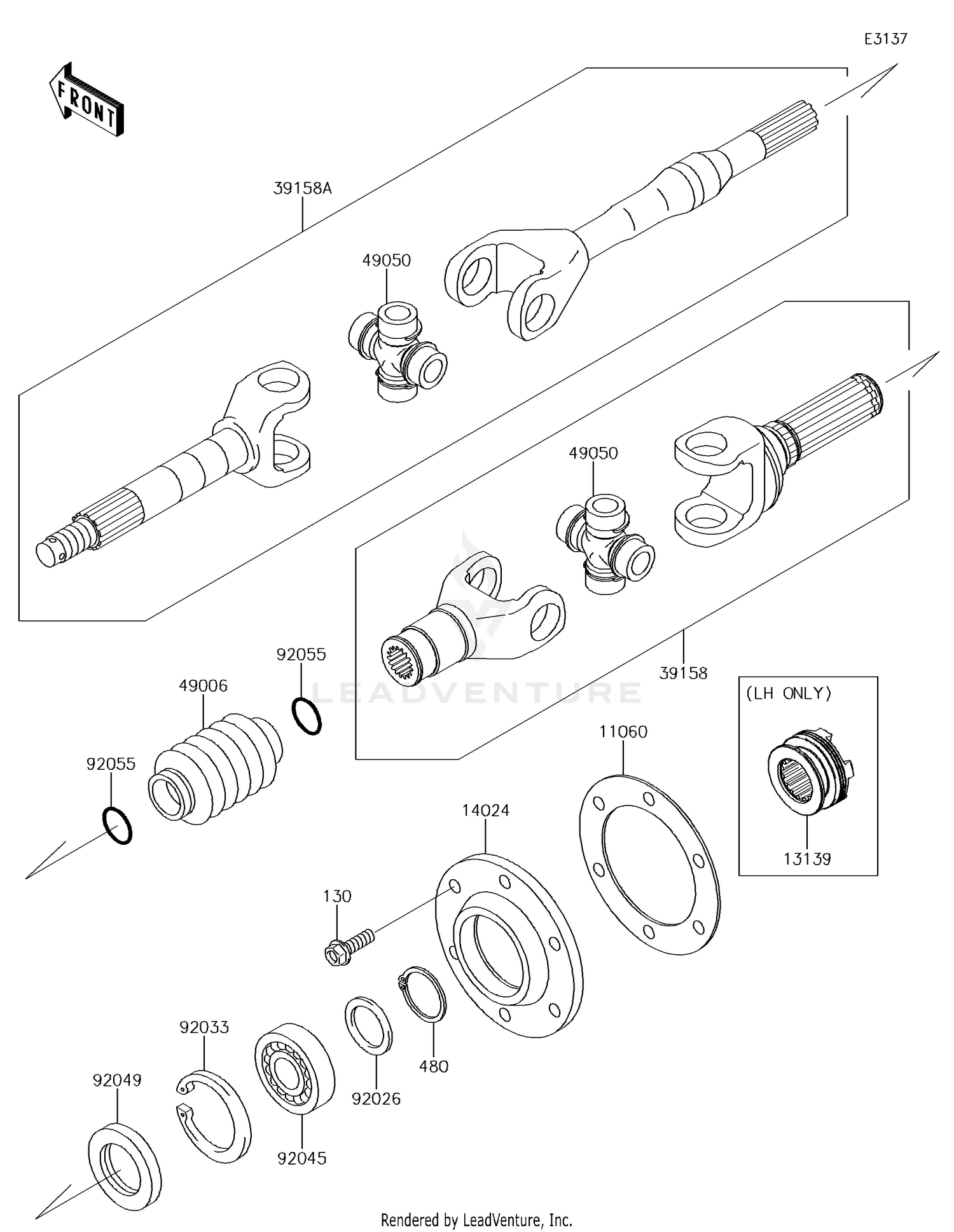 Drive Shaft-Rear