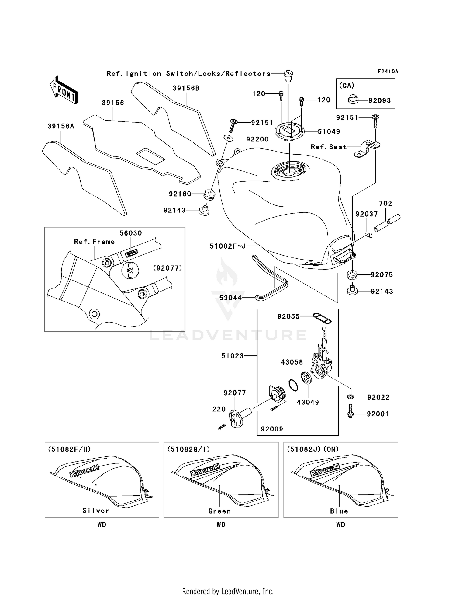 FUEL TANK (ZX900-F2)
