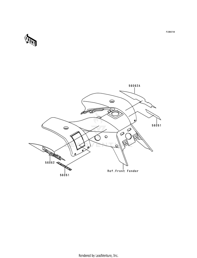 Decals (Green)(Kef300-A5) Schematic
