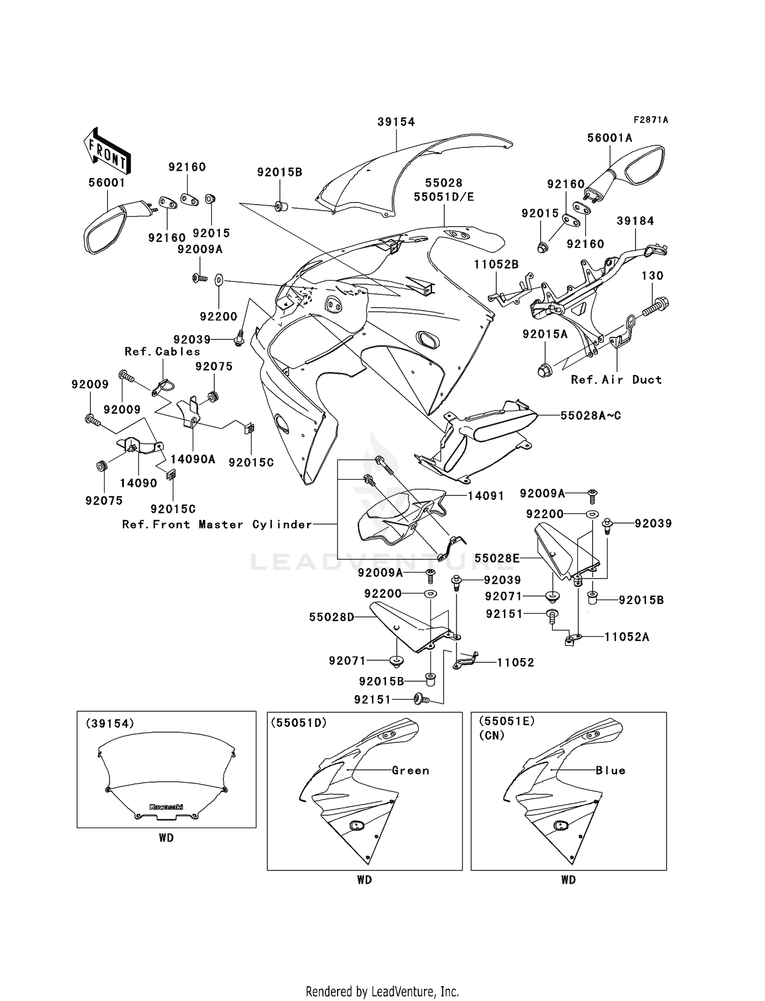 COWLING (ZX900-F2)