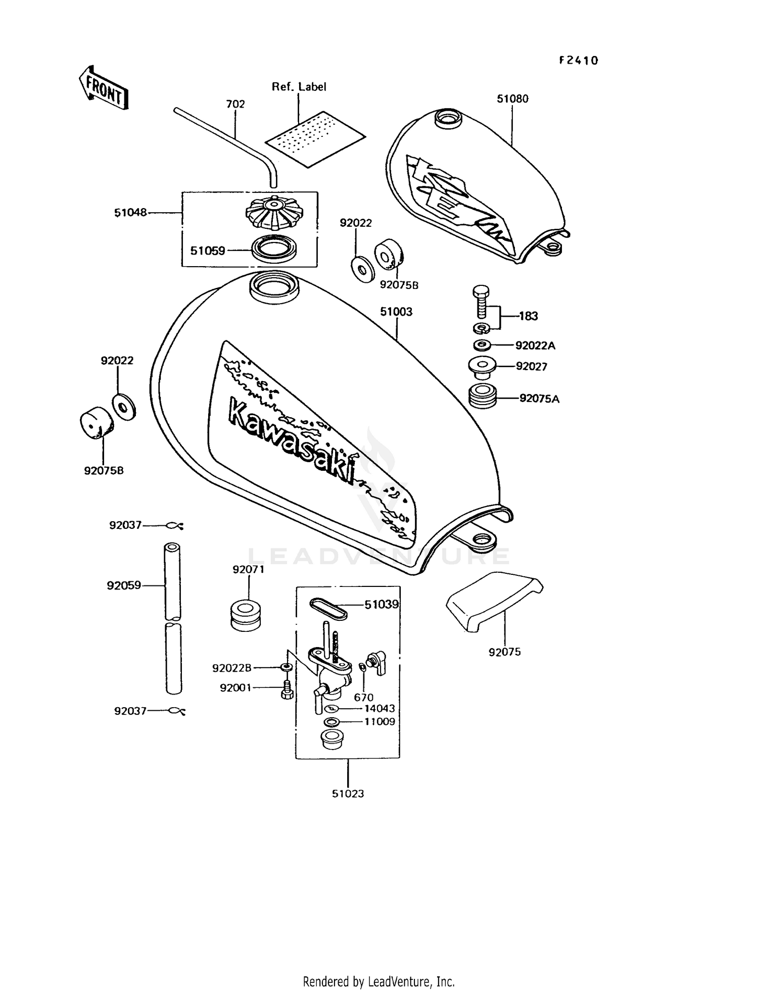 FUEL TANK (KE100-B11/B12/B13/B14)