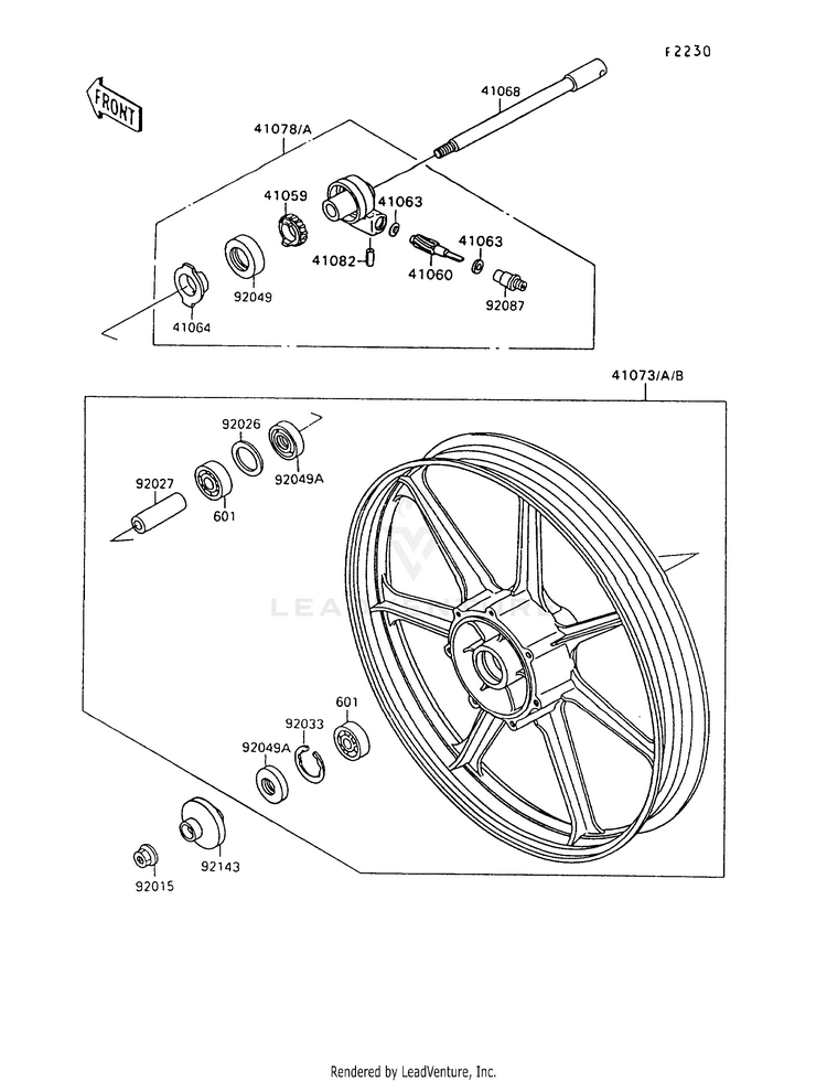 Front Wheel Schematic