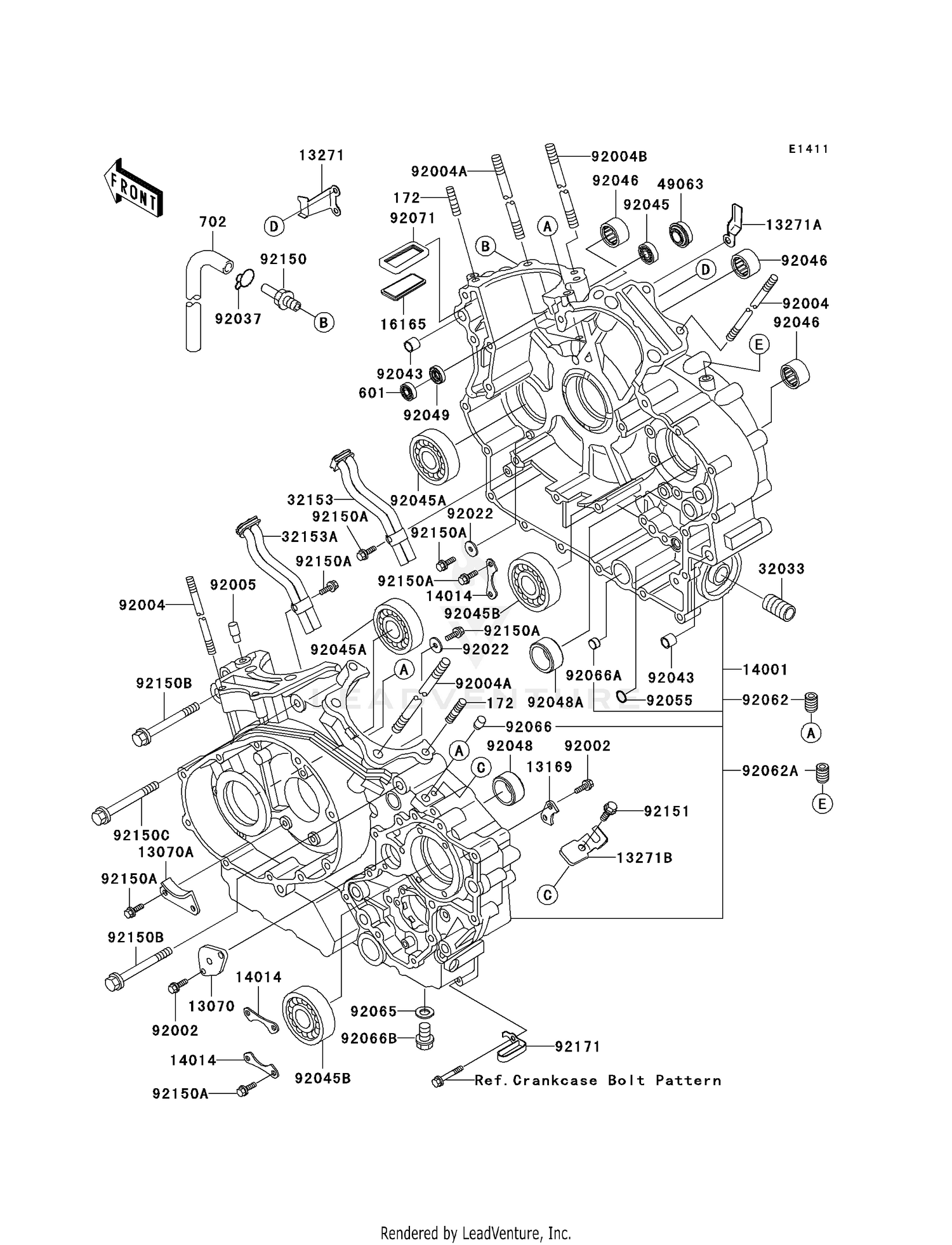 CRANKCASE (VN1500-N1/N2)