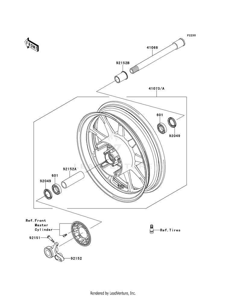 Front Wheel Schematic