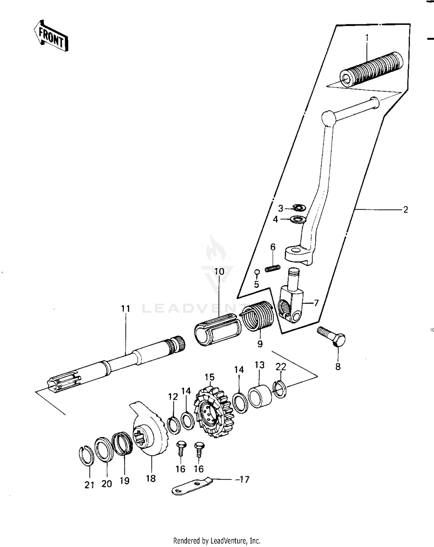 KICKSTARTER MECHANISM