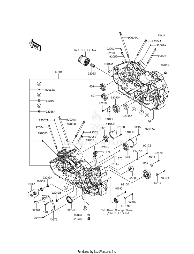 Crankcase Schematic