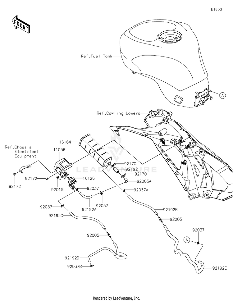 Fuel Evaporative System(Ca) Schematic