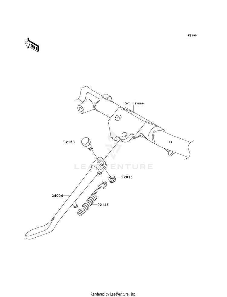 Stand(S) VN1600D8F Vulcan 1600 Nomad (2008) Schematic