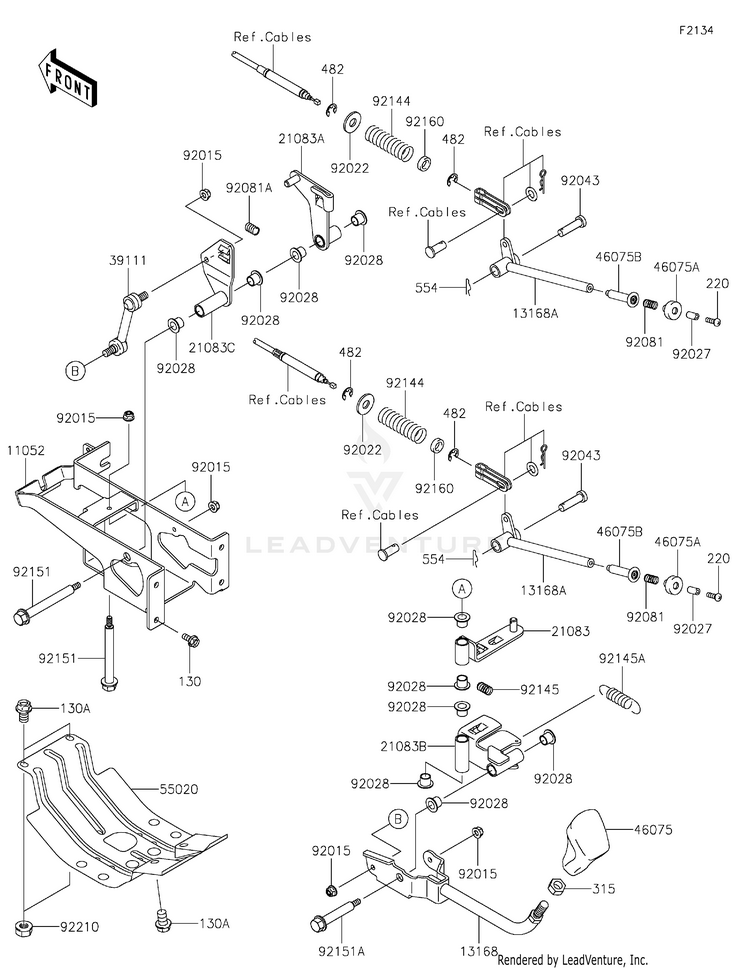 Shift Lever(S) Schematic