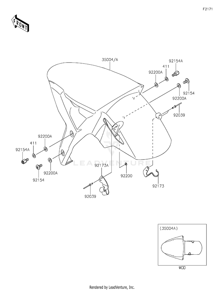 Front Fender(S) Schematic