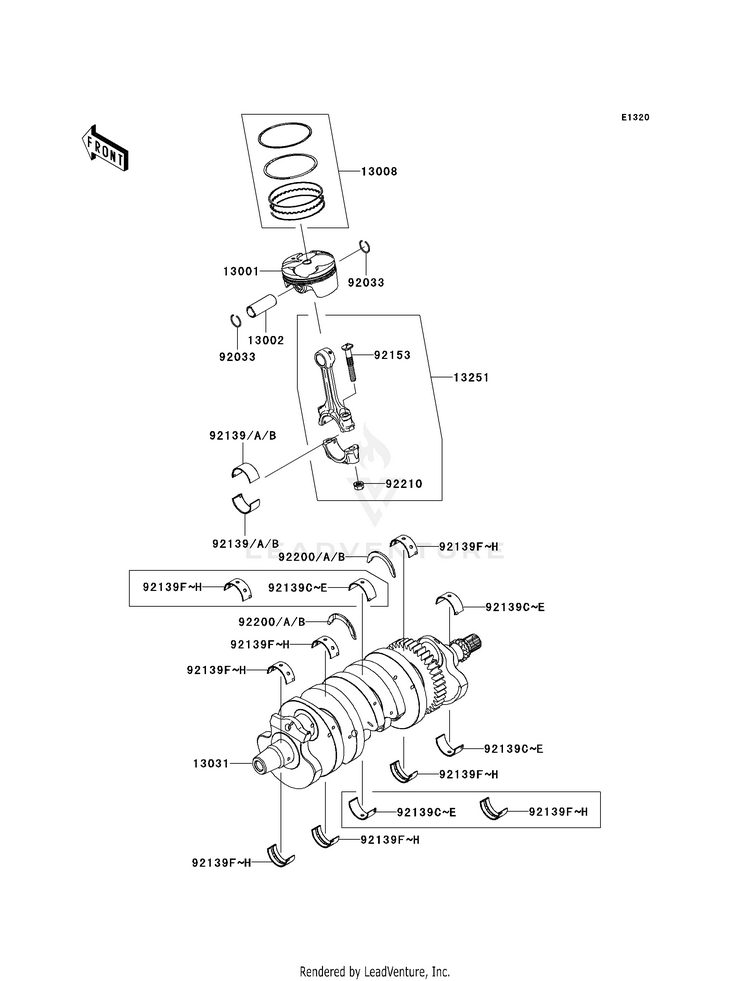 Crankshaft/Piston(S) Schematic