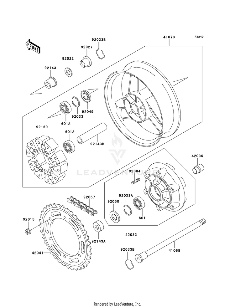 Rear Wheel/Chain Schematic