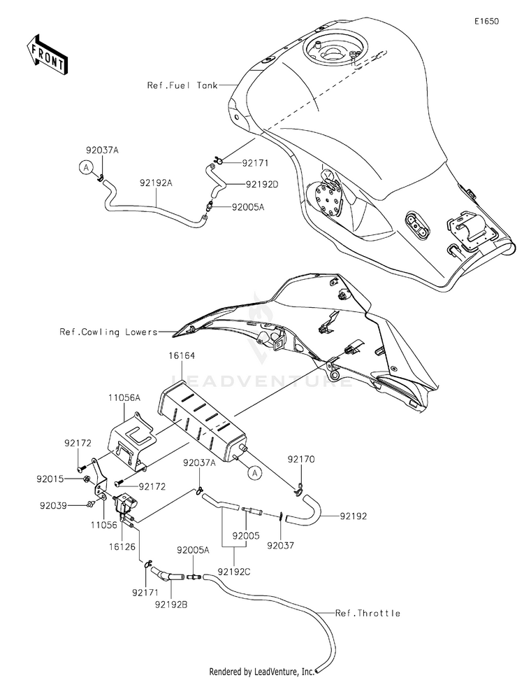 Fuel Evaporative System(Ca) Schematic