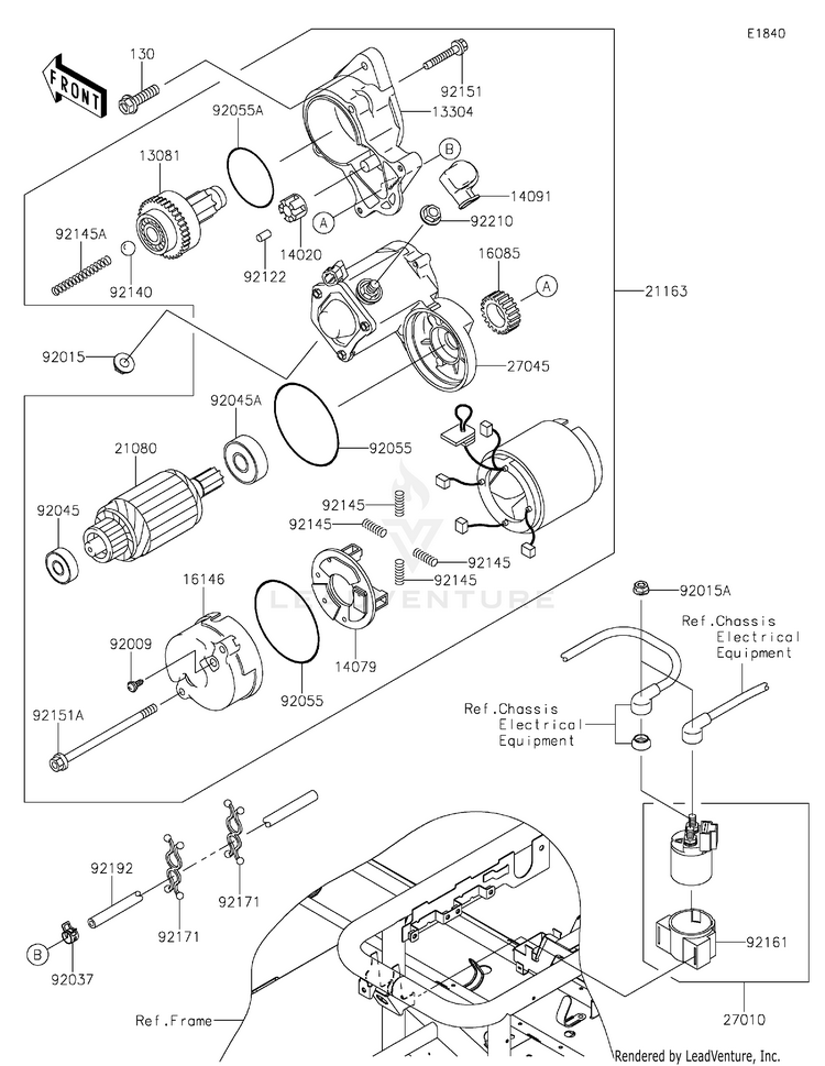 Starter Motor Schematic