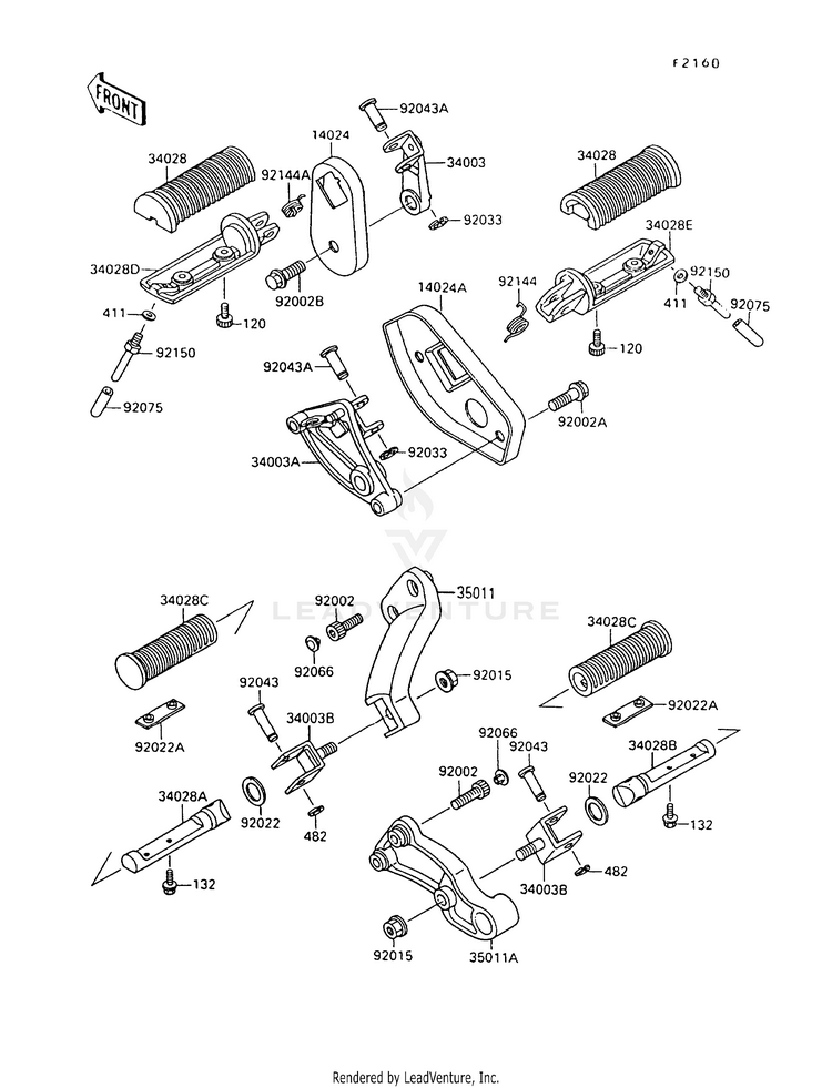 Footrests Schematic