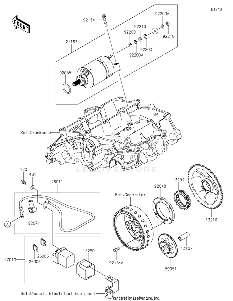 Starter Motor Schematic
