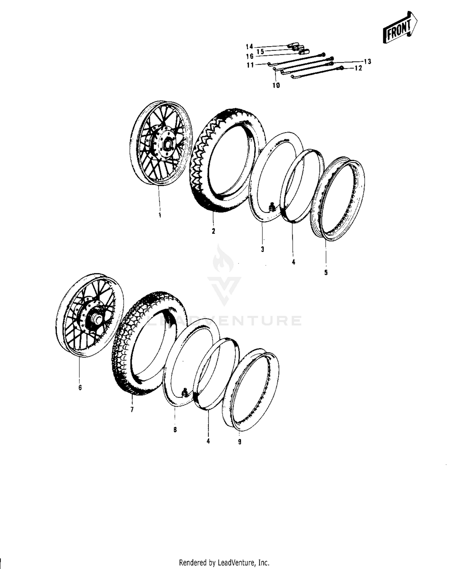 WHEELS/TIRES ('74-'75 S3/S3-A)
