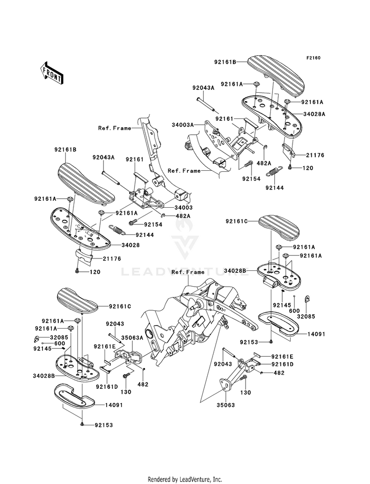 Footrests Schematic