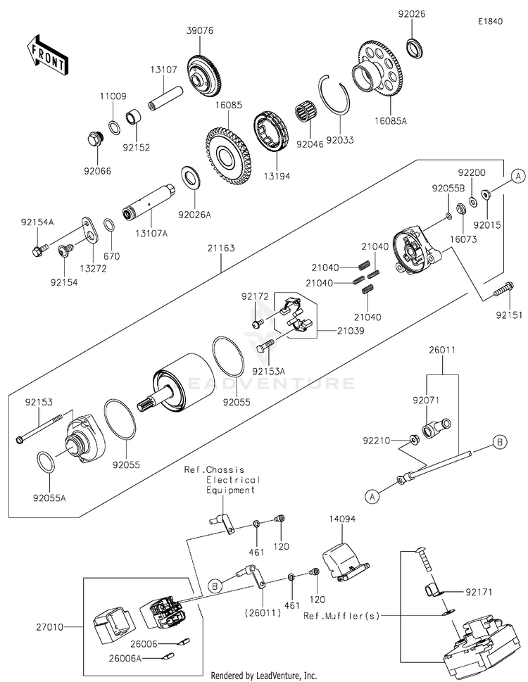 Starter Motor Schematic