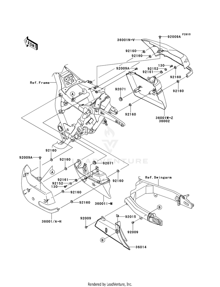 Side Covers/Chain Cover Schematic