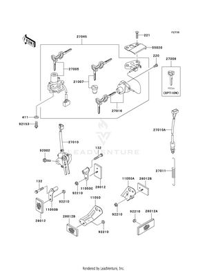 Ignition Switch/locks/reflectors Schematic